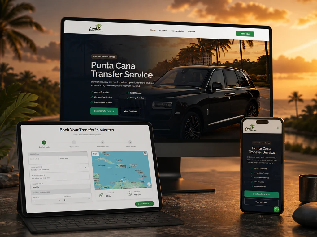 Exotic Punta Cana website